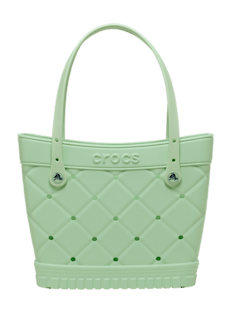 Medium Quilted Tote - Serene Green