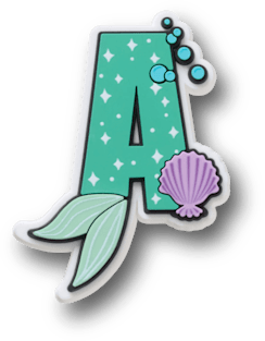 Disney Jibbitz™ Alphabet A
