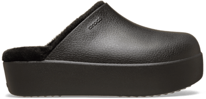 Dylan Platform Lined Clog - Black