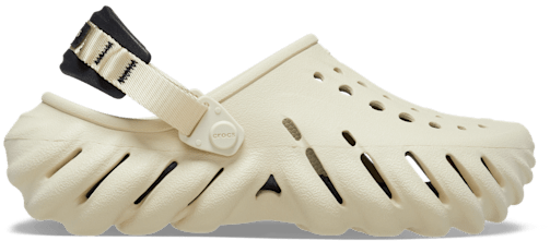 Echo Clog - Bone / Black