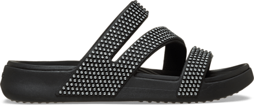 Getaway Strappy Gems Sandal - Black