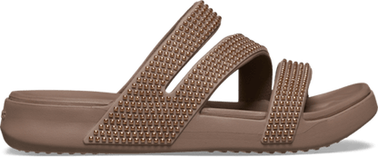 Getaway Strappy Gems Sandal - Latte