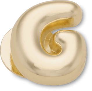 Gold Bubble Letter G