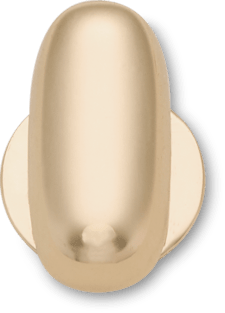 Gold Bubble Letter I