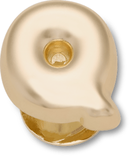 Gold Bubble Letter Q