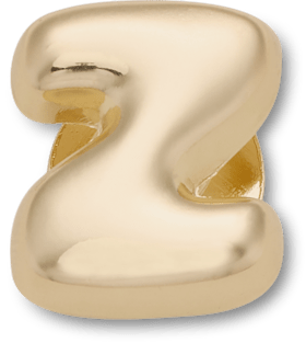 Gold Bubble Letter Z