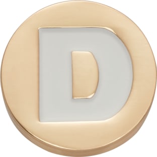 Gold Letter D