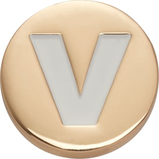 Gold Letter V