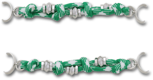 Green Corded Sandal Chain 2 Pack