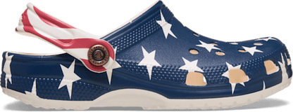 Kids’ Classic American Flag Clog - Chalk/Multi