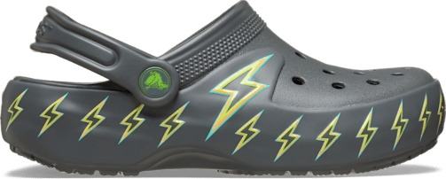Kids' Classic Bolt Lights Clog - Carbon