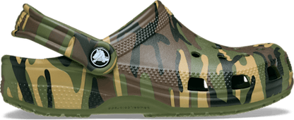 Kids' Classic Camouflage Clog - Army Green / Multi