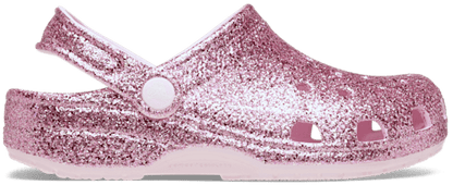 Kids' Classic Chunky Glitter Clog - Pink Milk