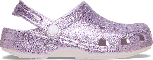 Kids' Classic Chunky Glitter Clog - Grape Ice
