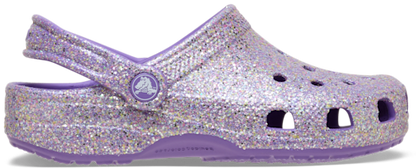 Kids' Classic Fantasy Glitter Clog - Purple