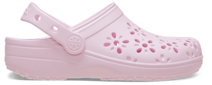 Kids' Classic Floral Cut-Out Clog - Pink Milk