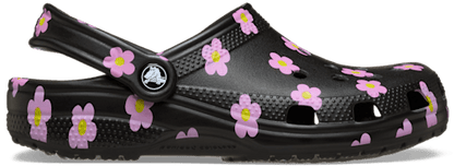 Kids' Classic Flower Clog - Black