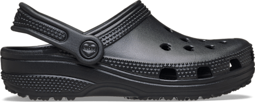 Kids' Classic Hearts Cut Out Clog - Black