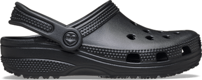 Kids' Classic Hearts Cut Out Clog - Black