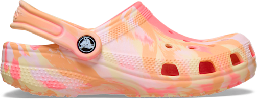 Kids' Classic Marbled Clog - Guava / Multi