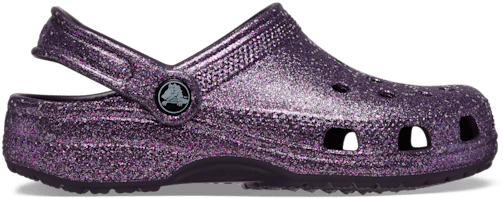 Kids’ Classic Space Glitter Clog - Dark Iris/Multi