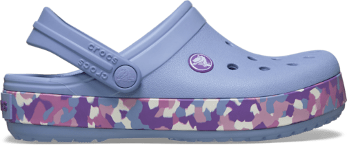 Kids' Crocband Glow Confetti Band Clog - Blue Haze/Multi