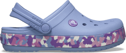 Kids' Crocband Glow Confetti Band Clog - Blue Haze/Multi
