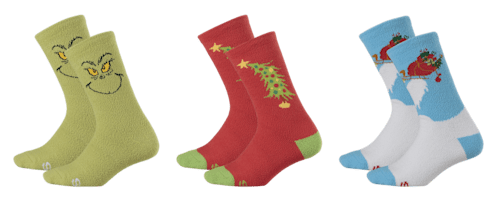 Kids' Crocs Socks The Grinch 3 Pack - Multi