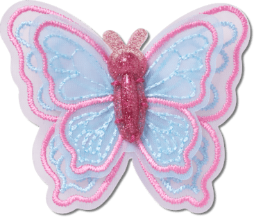 New Mesh Sequin Butterfly