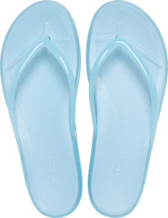 Miami Round Toe Jelly Flip - Sky Blue Jelly