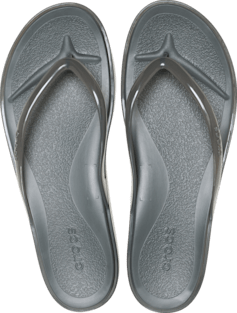 Miami Round Toe Jelly Flip - Carbon Jelly