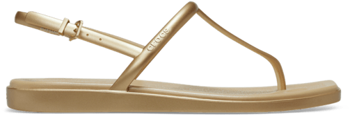 Miami Metallic Thong Flip - Gold