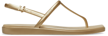 Miami Metallic Thong Flip - Gold