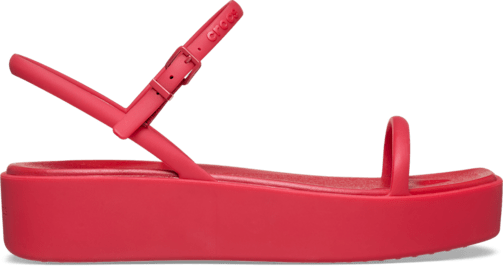 Miami Platform Y Strap Sandal - Court Red