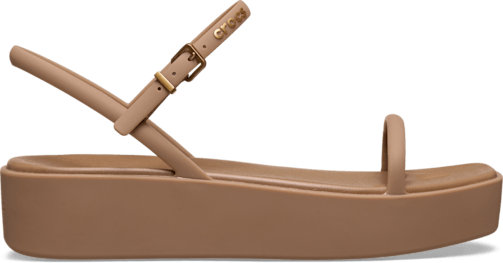 Miami Platform Y Strap Sandal - Milk Chocolate
