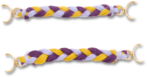 Multi Woven Sandal Chain 2 Pk
