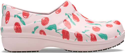 Neria Pro II LiteRide Graphic Work Clog - Pink Milk