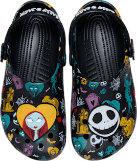 Disney Tim Burton's The Nightmare Before Christmas Jack and Sally Classic Clog - Multi