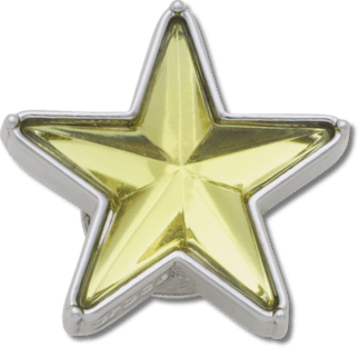 Silver and Green SMT Gem Star