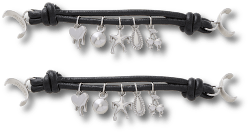 Silver Icons Sandal Chain 2 Pack