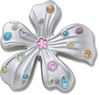 New Silver Meta Gem Flower