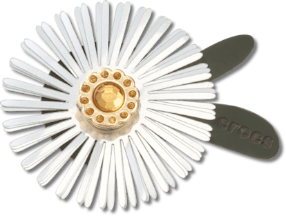 New Silver Sequin Flower