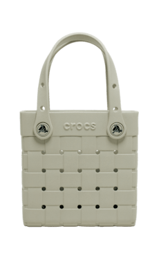Small Basket Woven Tote - Meteor