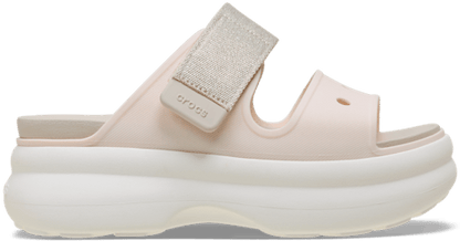 Soho Two Strap Shimmer Sandal - Peach Ice/Frappé/Chalk
