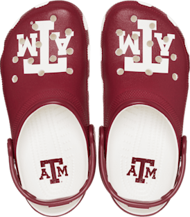 Texas AM Classic Clog - White