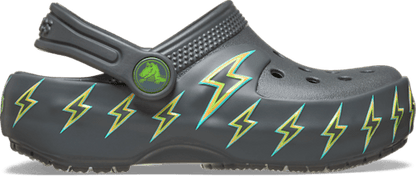 Toddler Classic Bolt Lights Clog - Carbon