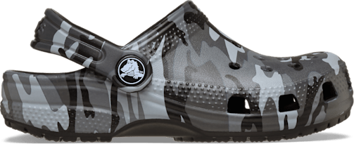 Toddler Classic Camouflage Clog - Black/Slate Grey
