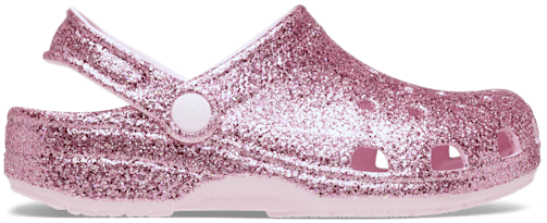 Toddler Classic Chunky Glitter Clog - Pink Milk