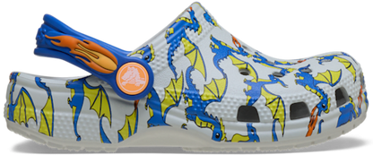 Toddler Classic Dragon Graphic Clog - Atmosphere