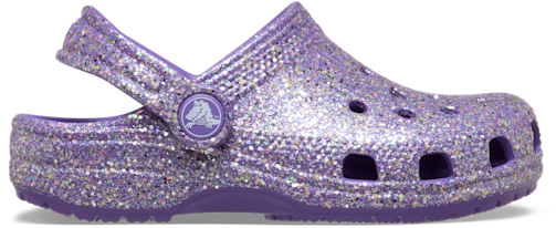 Toddler Classic Fantasy Glitter Clog - Purple